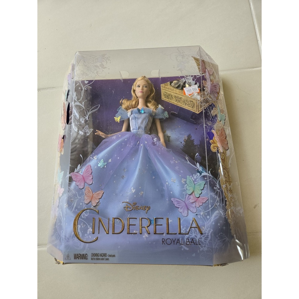 Disney Cinderella Royal Ball Doll Mattel CGT56 Live Action Movie Butterfly Gown